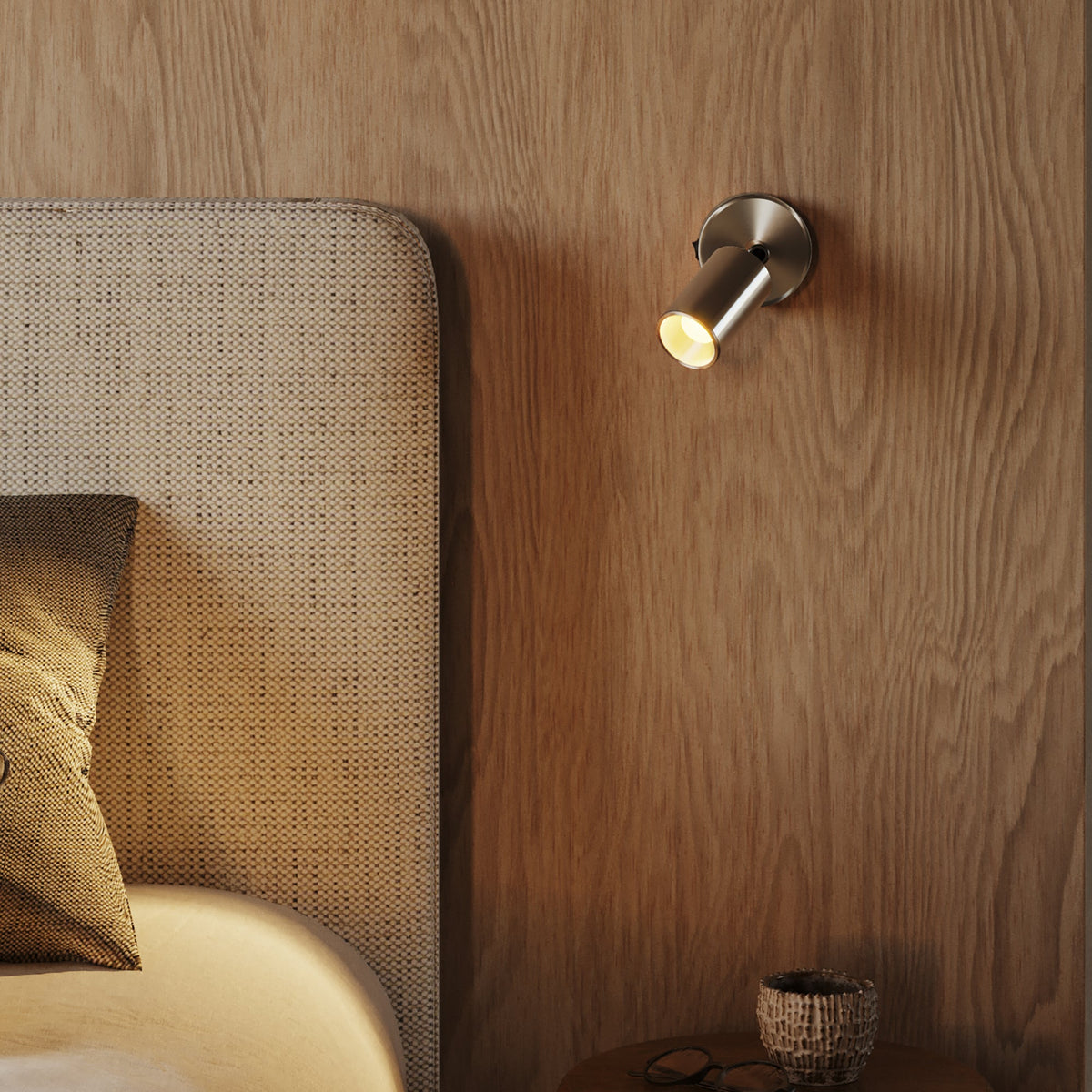 Faretto GU10 Spotlight LED Bispot - Cromo / Titanio satinato