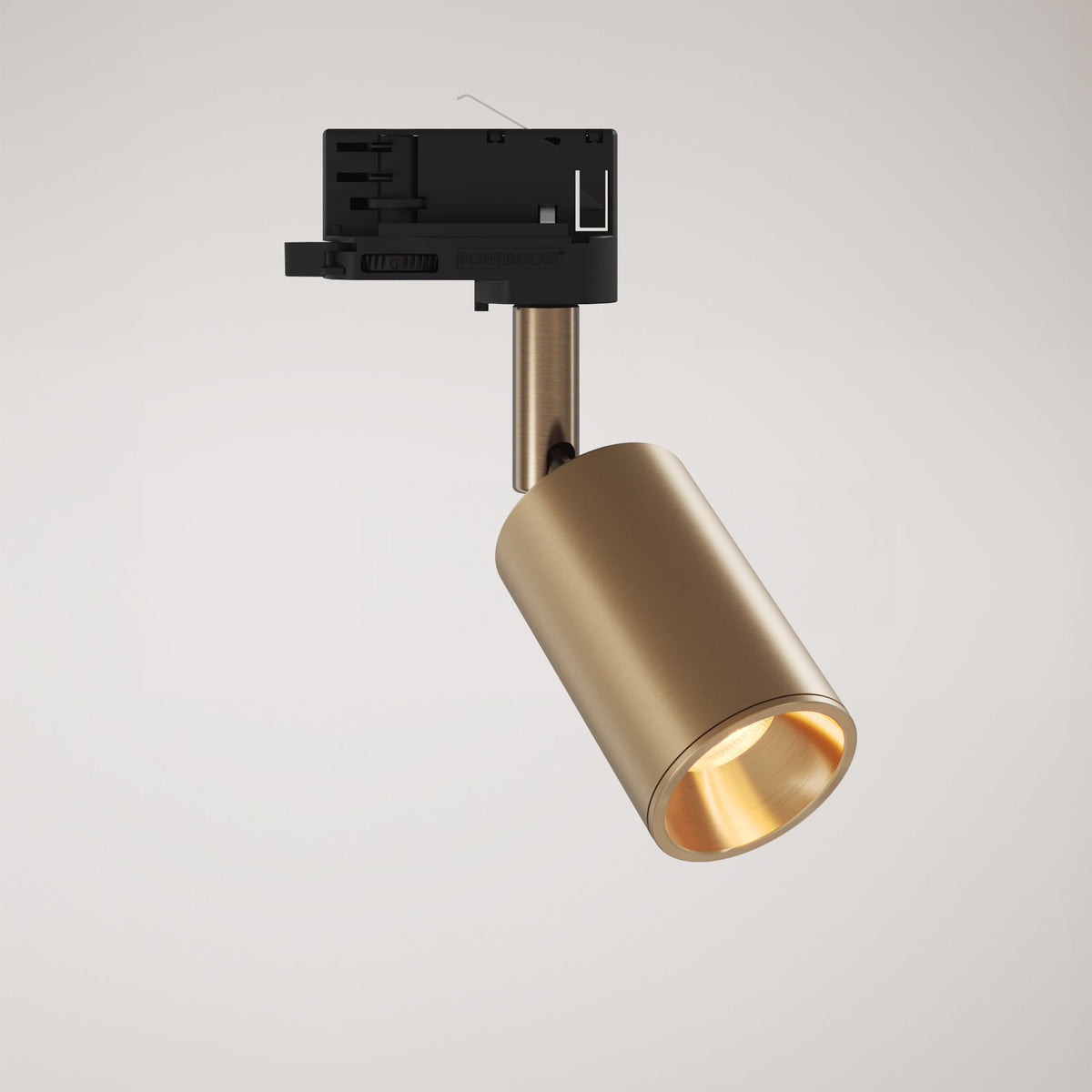 Faretto orientabile Bispot per sistema a binario - Bronzo satinato Si Powergear