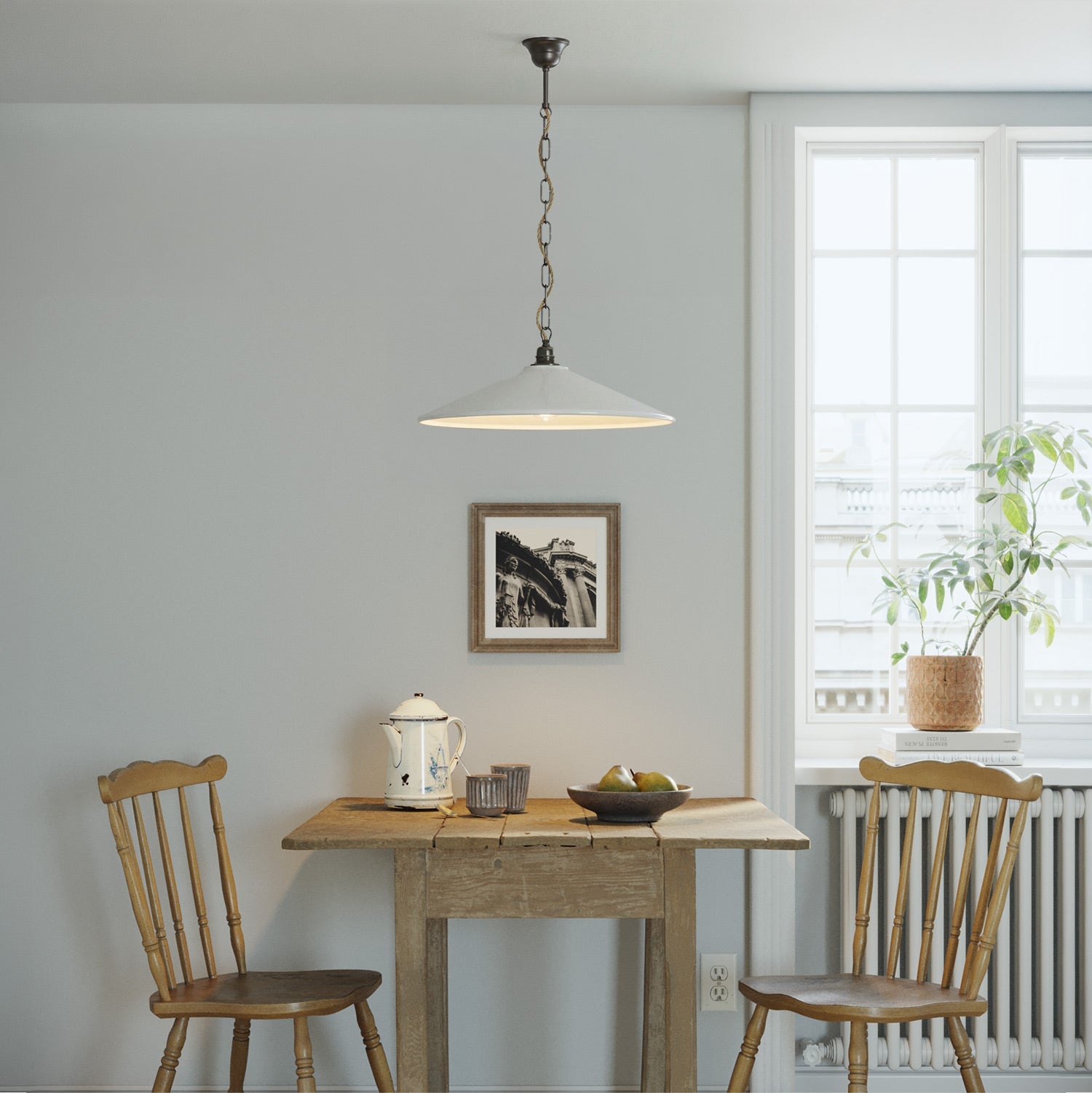 Gancio ad anello in metallo per catene in acciaio - Attacco M10x1 con vite di sicurezza