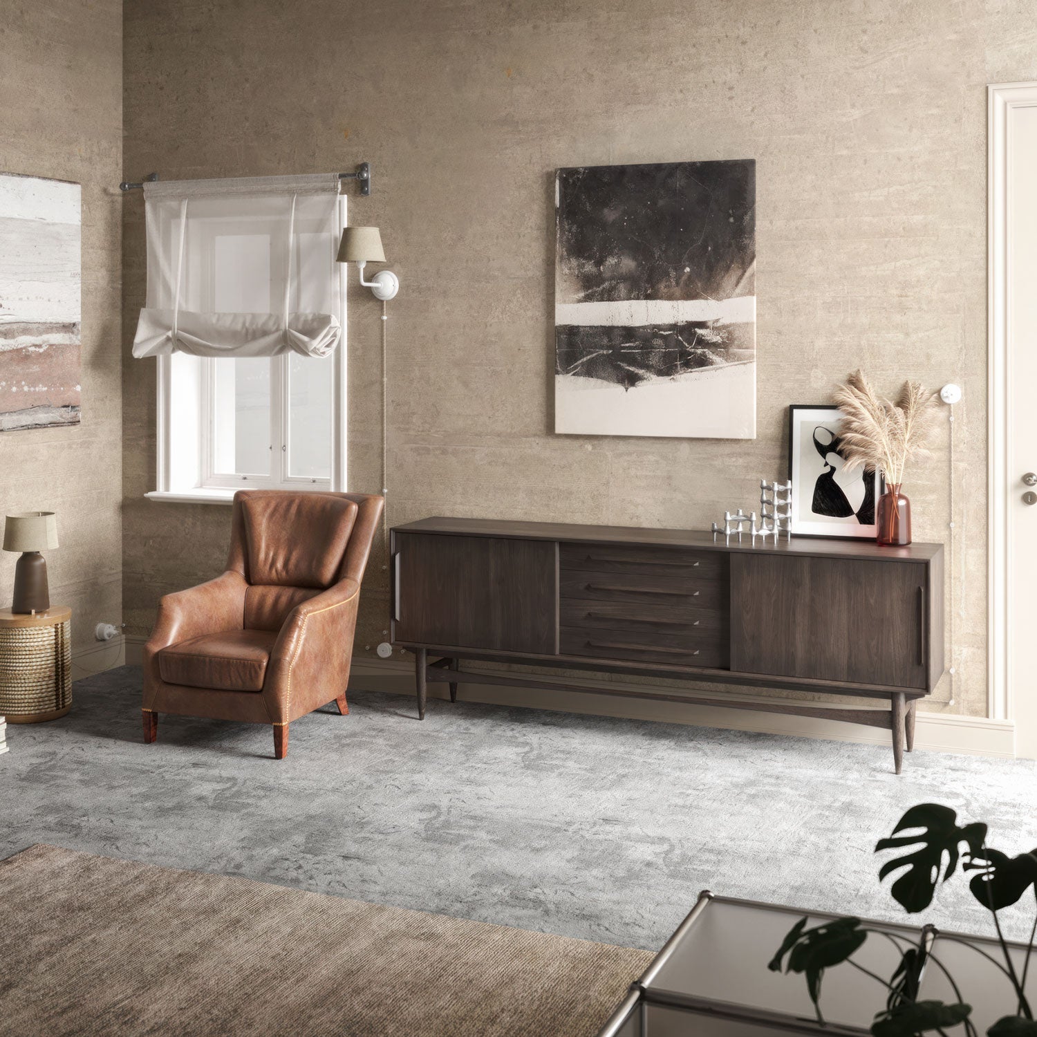 Interruttore/Deviatore in porcellana bianco con manopola Bianco