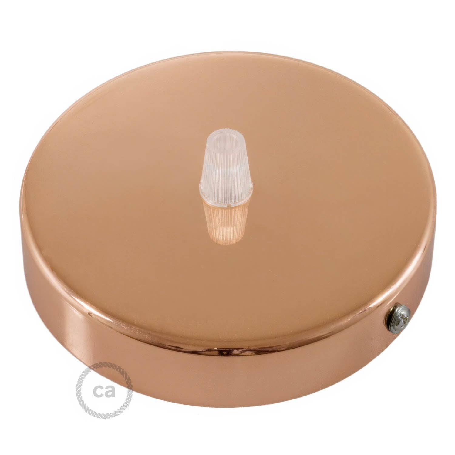 Kit rosone cilindrico in metallo - Rame Conico