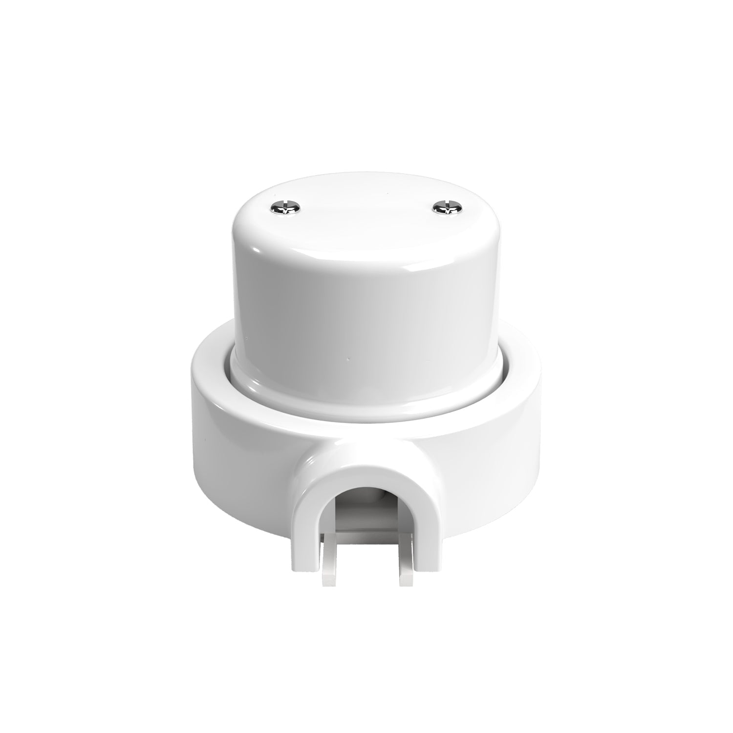 Kit scatola di derivazione e base per Creative - Tubes in porcellana - Bianco - Creative Cables