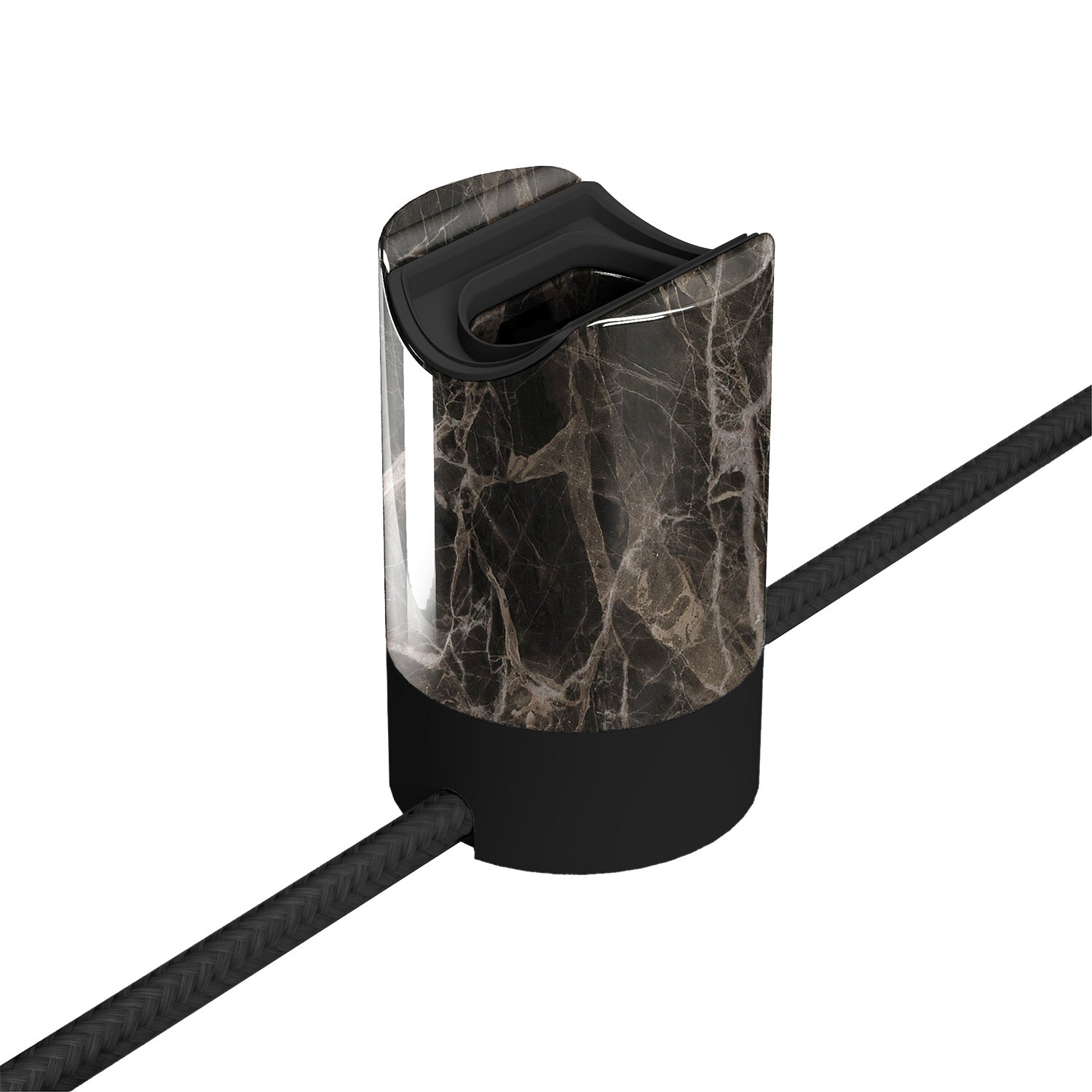 Kit Spostaluce esse14 con portalampada S14d - Effetto Brown marble