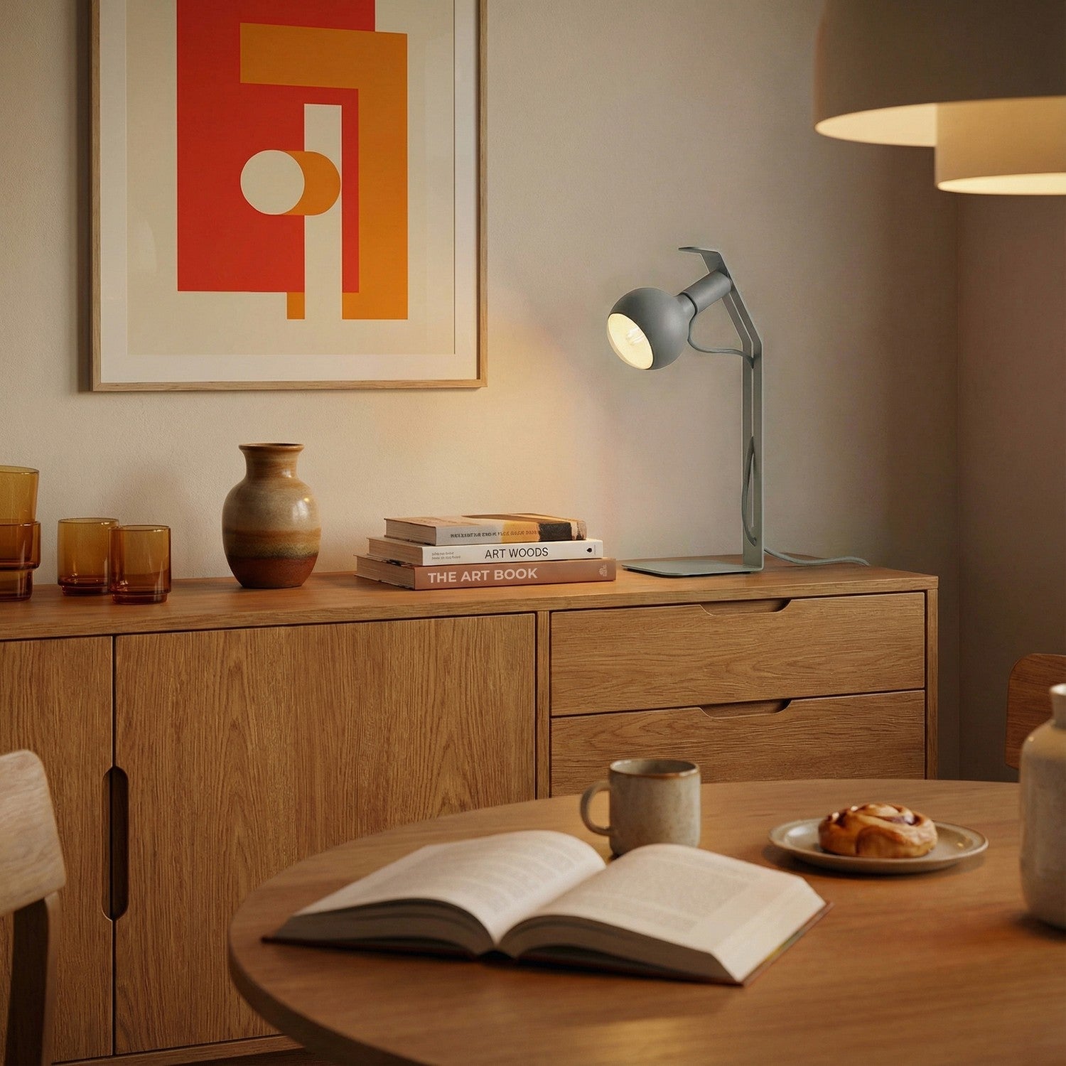 Koso Lucia - Lampada da tavolo - Grigio