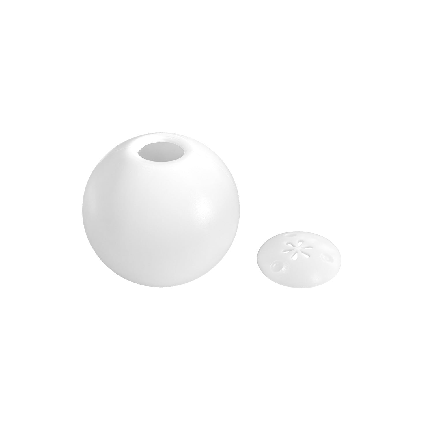 Lampada da esterno Modulair IP65 a 3 cadute con paralumi infrangibili Unbreak-a-Ball - Nero