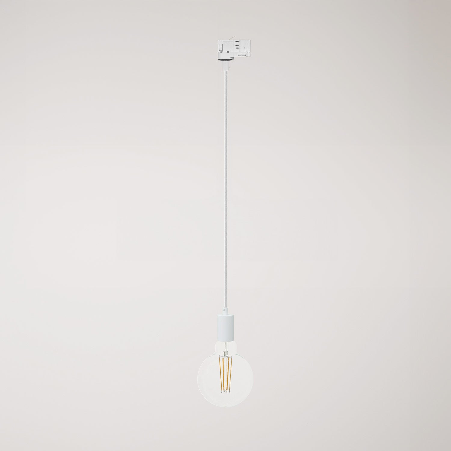 Lampada da soffitto in metallo per binari - Bianco
