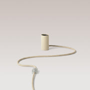 Lampada magnetica plug-in con attacco E27 e spina UK - Panna