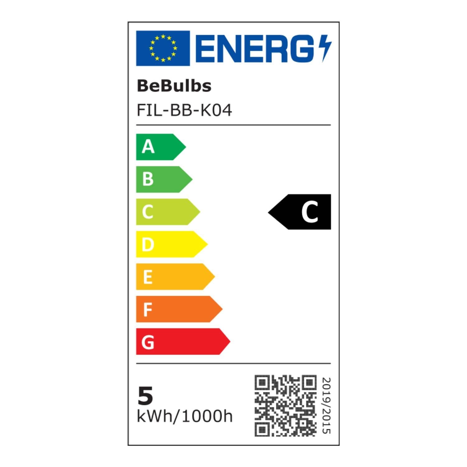 Lampadina LED Camo G125 4,8W 806Lm E27 2700K Dimmerabile - Blu - Creative Cables