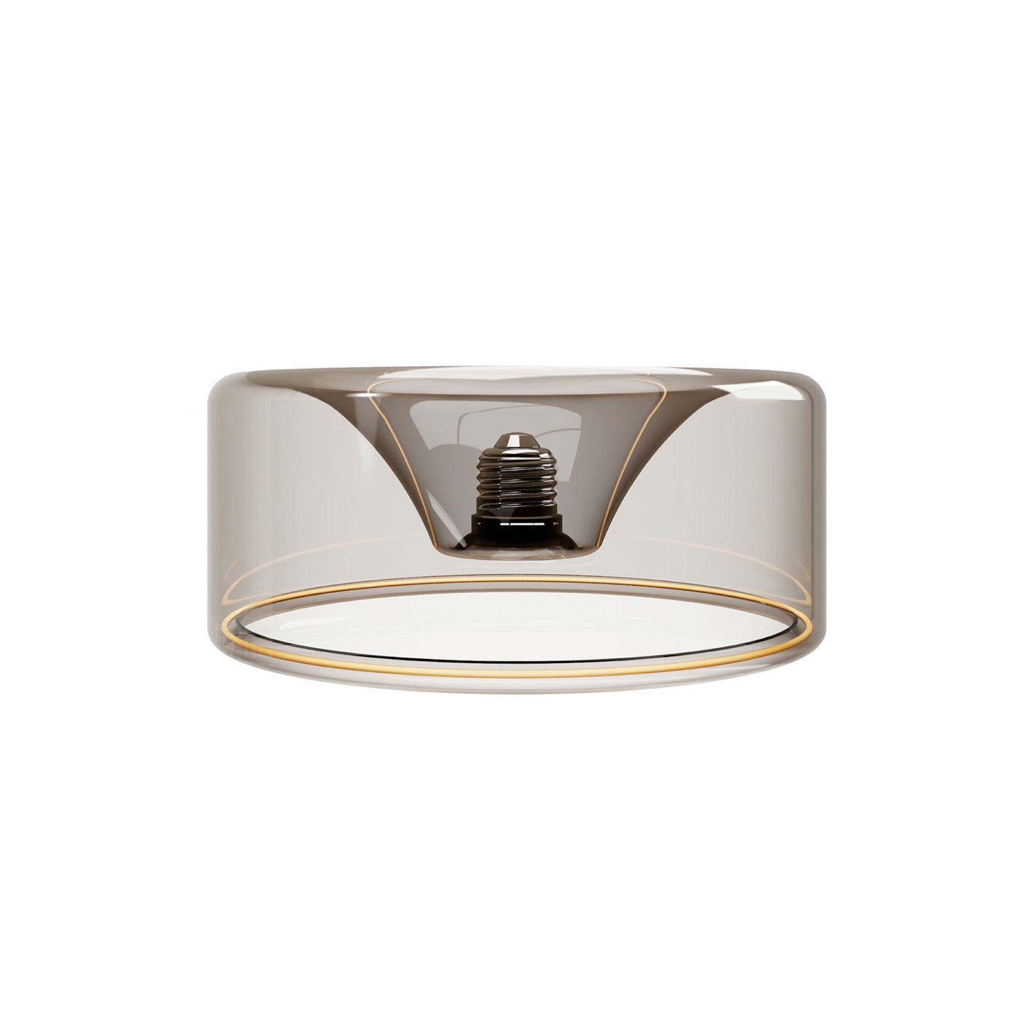 Lampadina LED Smoky Ghost Line Recessed Donut 195x83 6W 380Lm E27 1900K Dimmerabile - G12 - Creative Cables