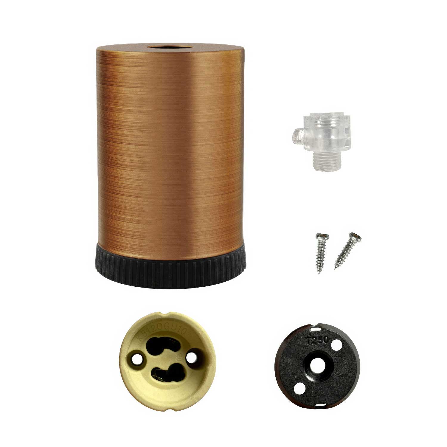 Mini faretto Spotlight LED GU1d0 - Rame satinato