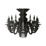 Paralume classico SHHANDELIER in materiale fonoassorbente - Nero melange