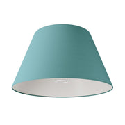 Paralume Impero L per lampada da tavolo o applique con attacco E27 - Made in Italy - Teletta Verde Dubbio