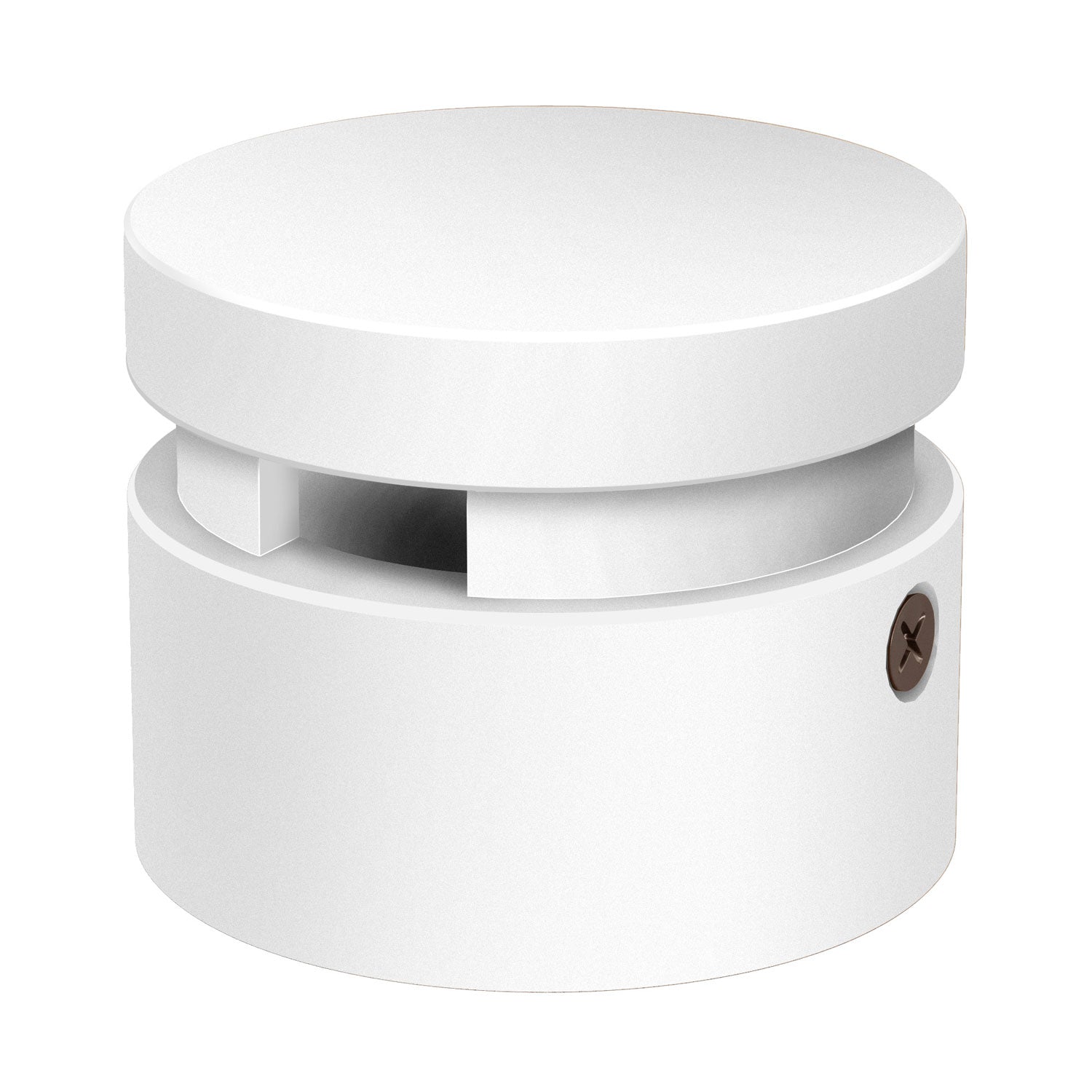 Passacavo in legno per cavo per catenaria e sistema Filé. Made in Italy - Bianco - Creative Cables