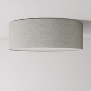 Plafoniera in tessuto Large - Made in Italy - Lana Grigio Chiaro