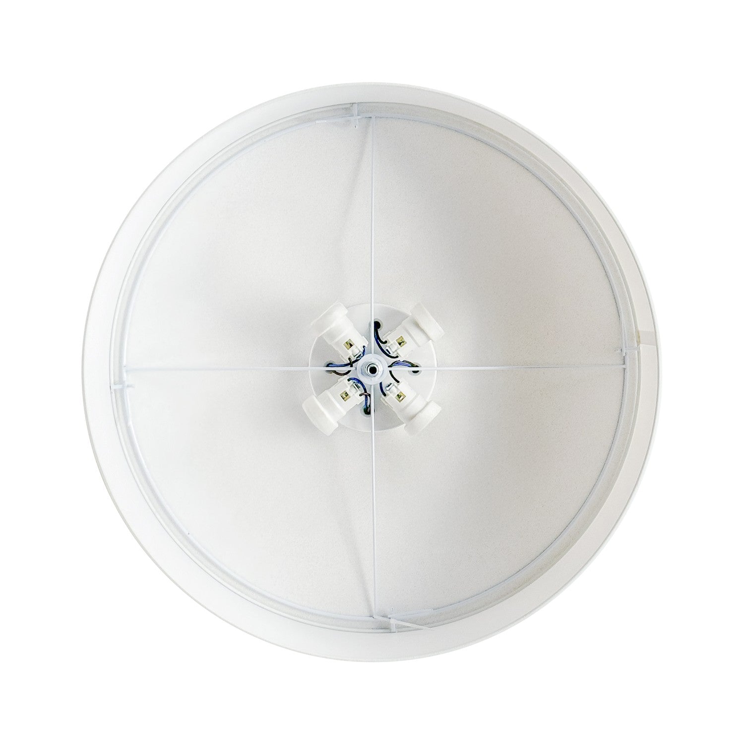 Plafoniera in tessuto Medium - Made in Italy - Lana Blu