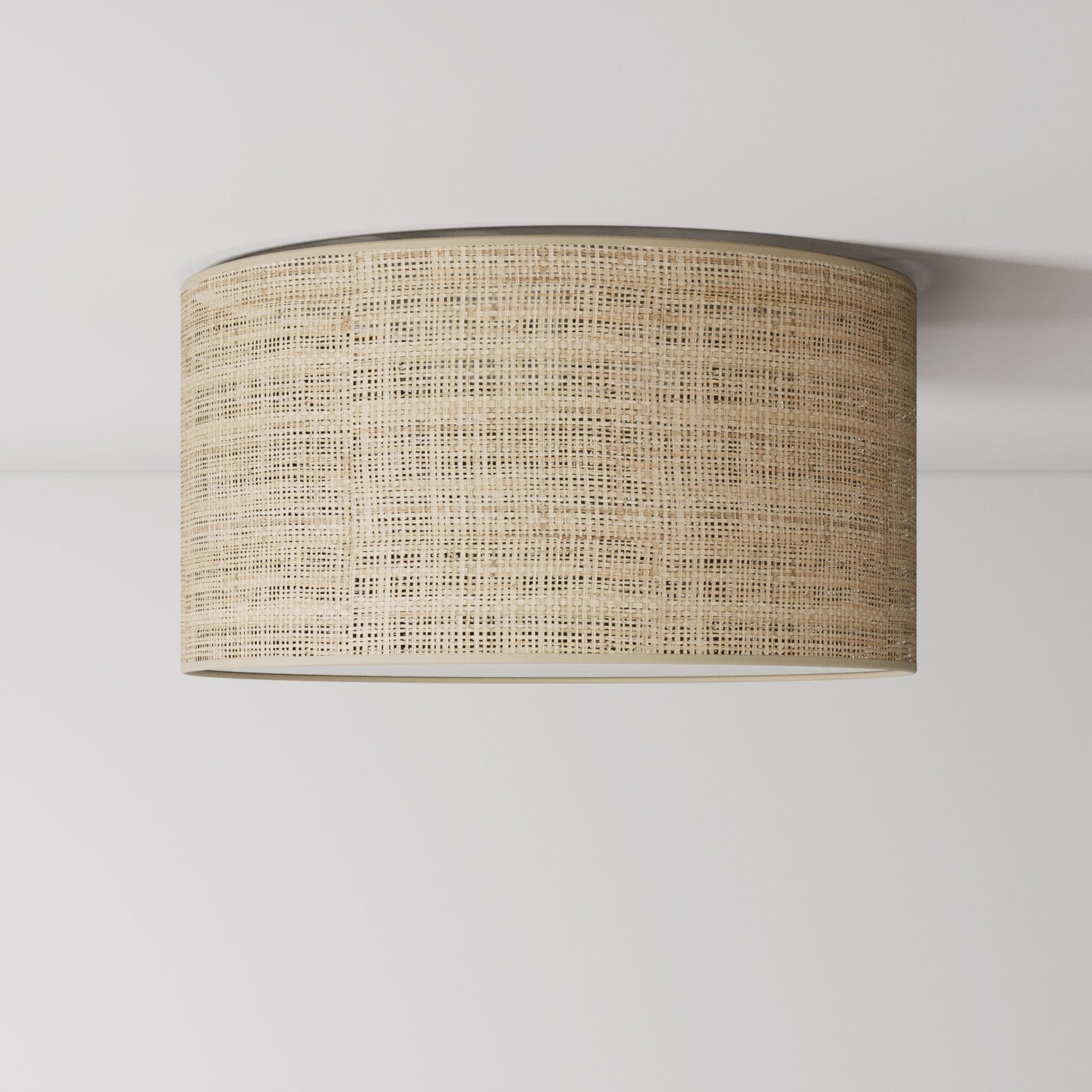 Plafoniera in tessuto Medium - Made in Italy - Raphia - Creative Cables