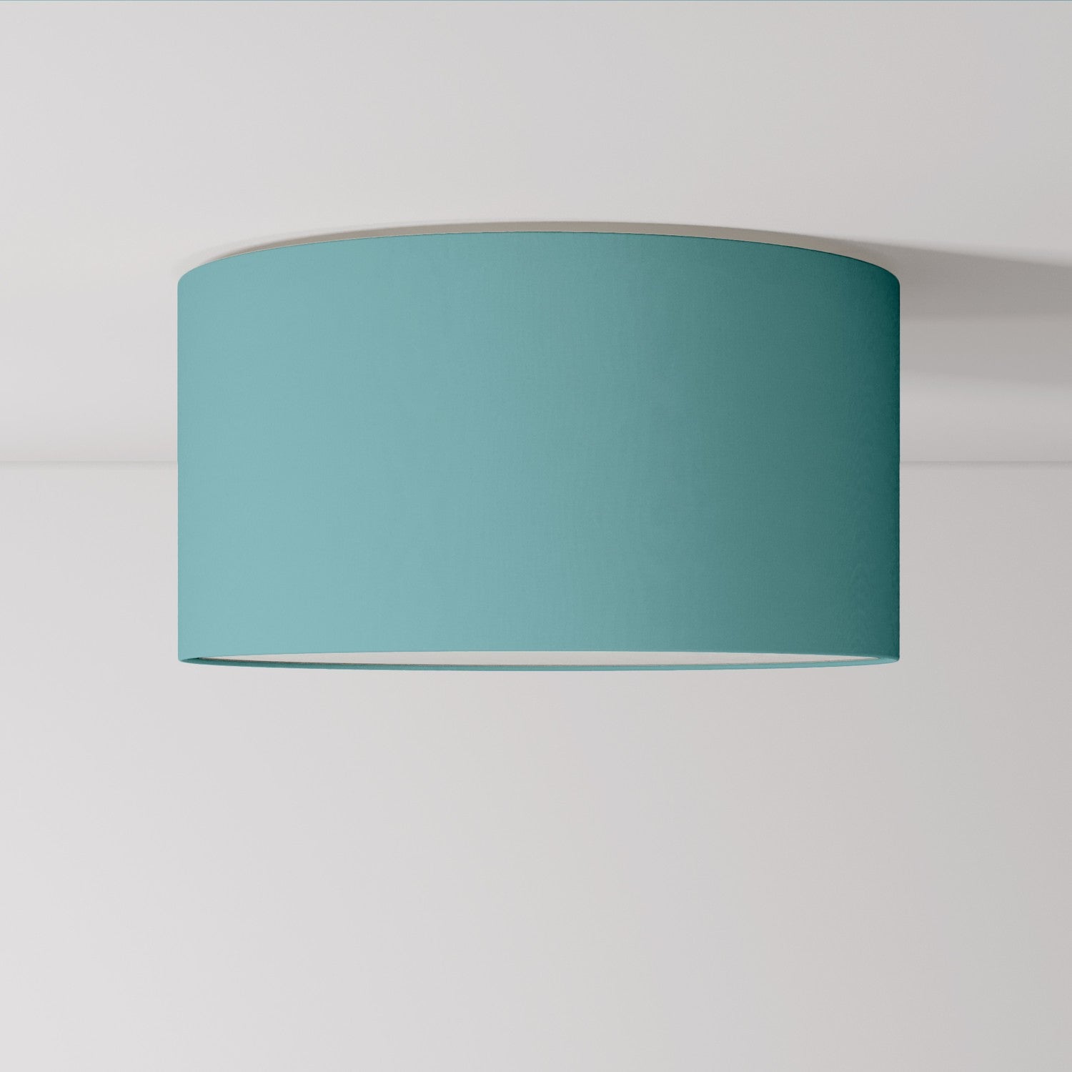 Plafoniera in tessuto Medium - Made in Italy - Teletta Verde Dubbio