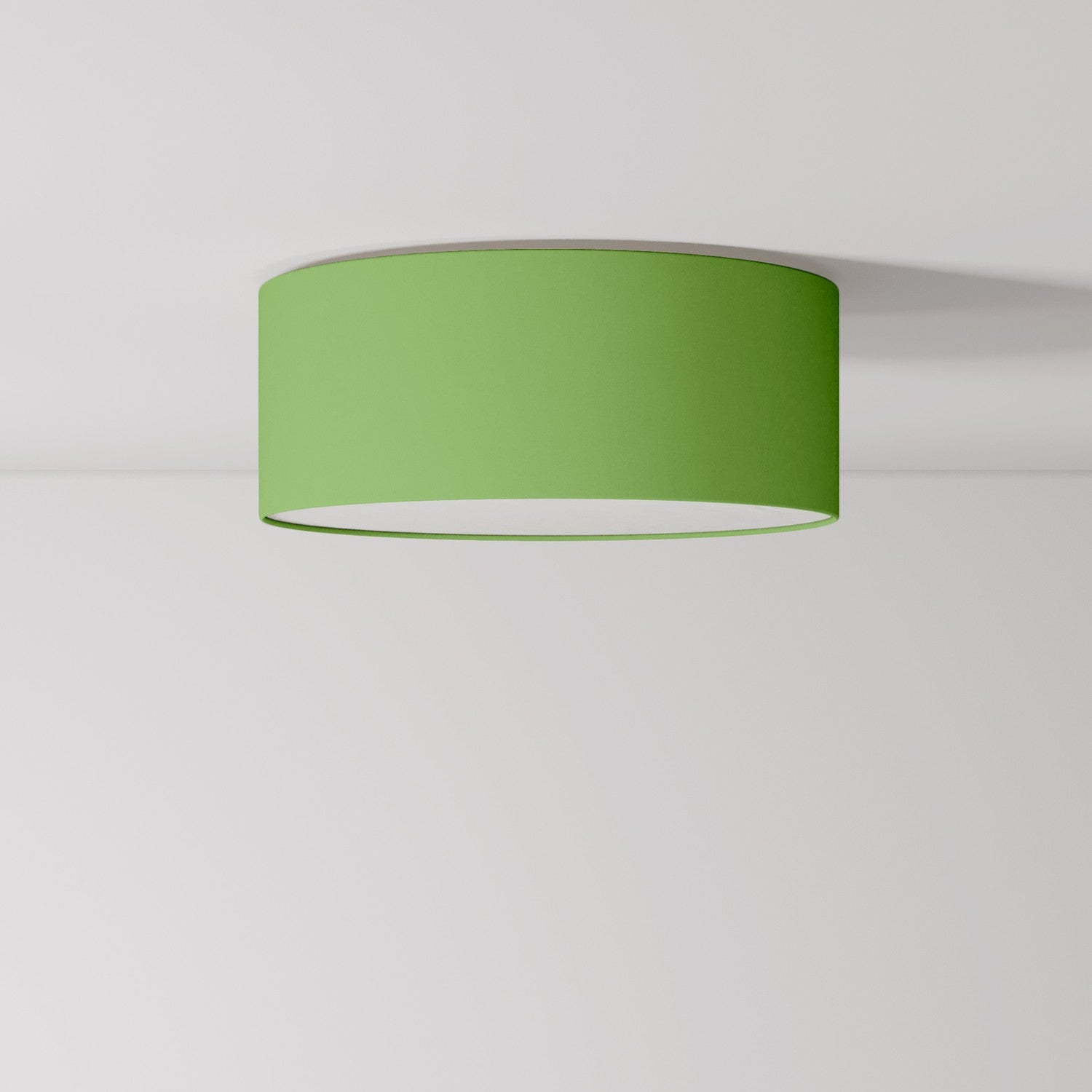 Plafoniera in tessuto Small - Made in Italy - Cinette Verde Pistacchio - Creative Cables