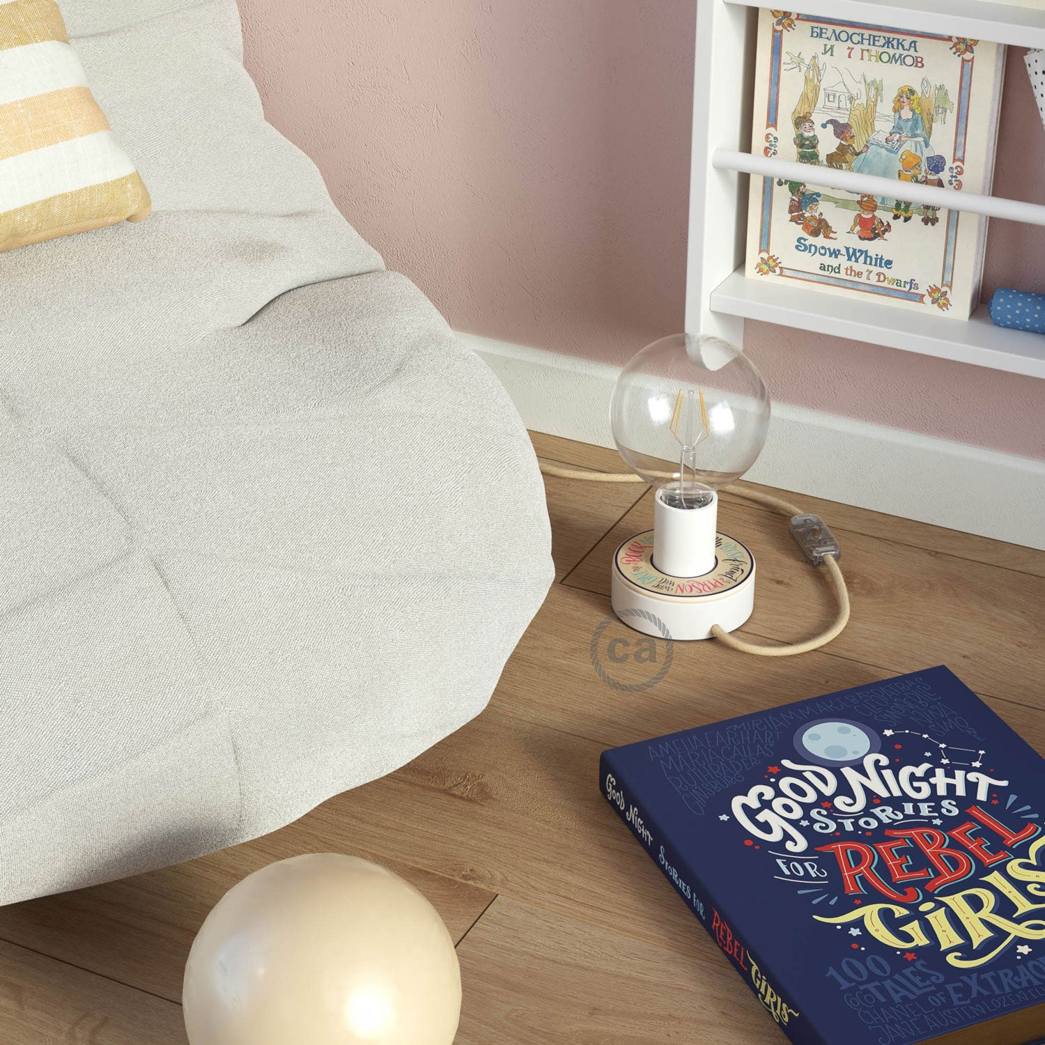 Posaluce MINI - UFO in legno double - face Pemberley Pond - FULLER + LINCOLN - Creative Cables