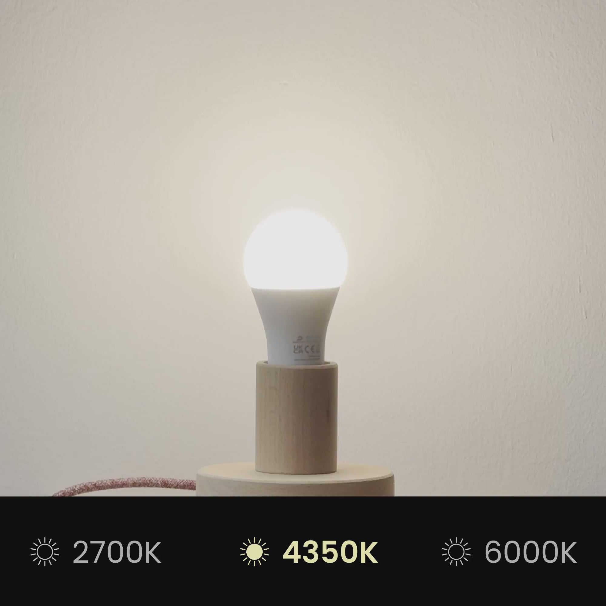 Video laden: Zylinder-Lampenschirm S aus Stoff mit E27-Fassung – Made in Italy – Helles Jute