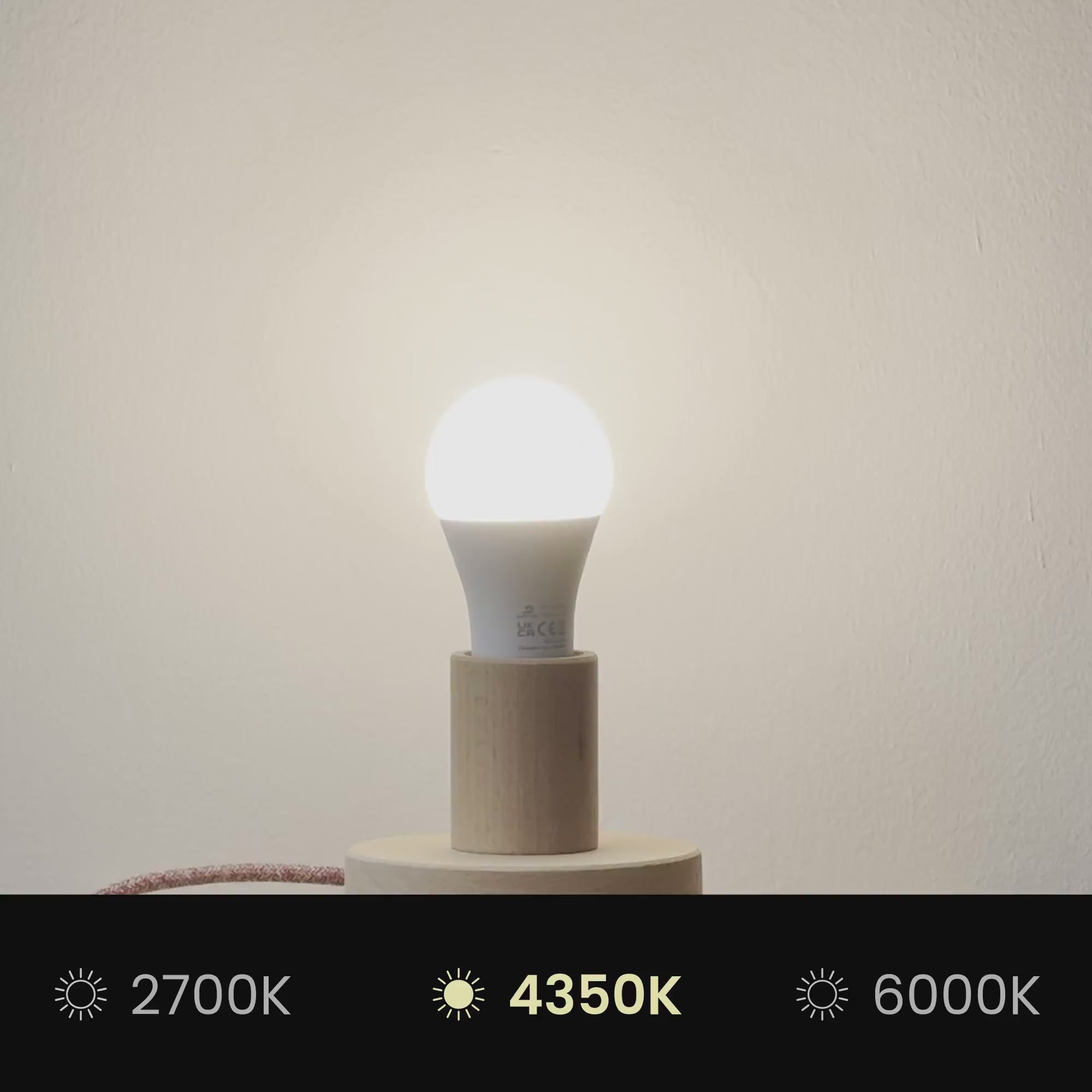 Video laden: Lampenschirm Impero M aus Stoff für Tischlampe oder Wandleuchte mit E27-Fassung – Made in Italy – Dunkelgraue Wolle