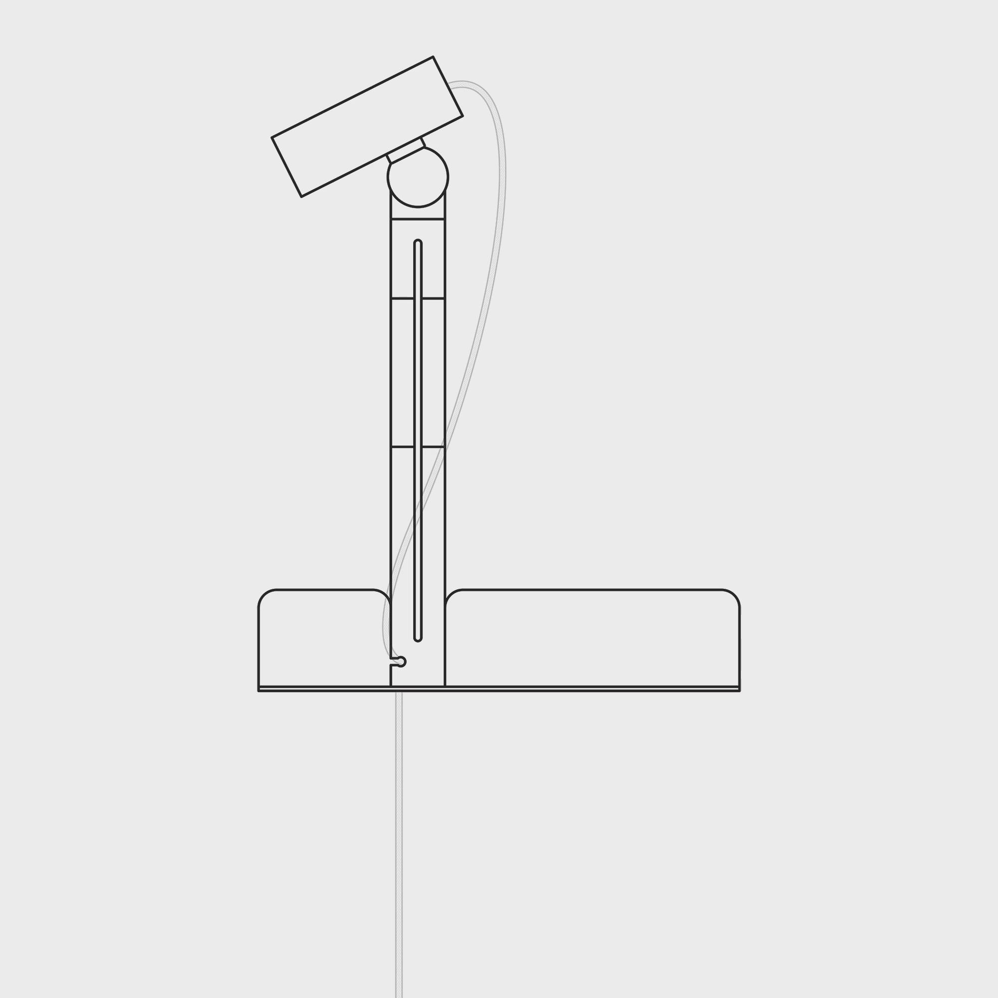 Video laden: Wandleuchte mit Ablage und verstellbarem magnetischem Spots – Murio Tubo – Grün