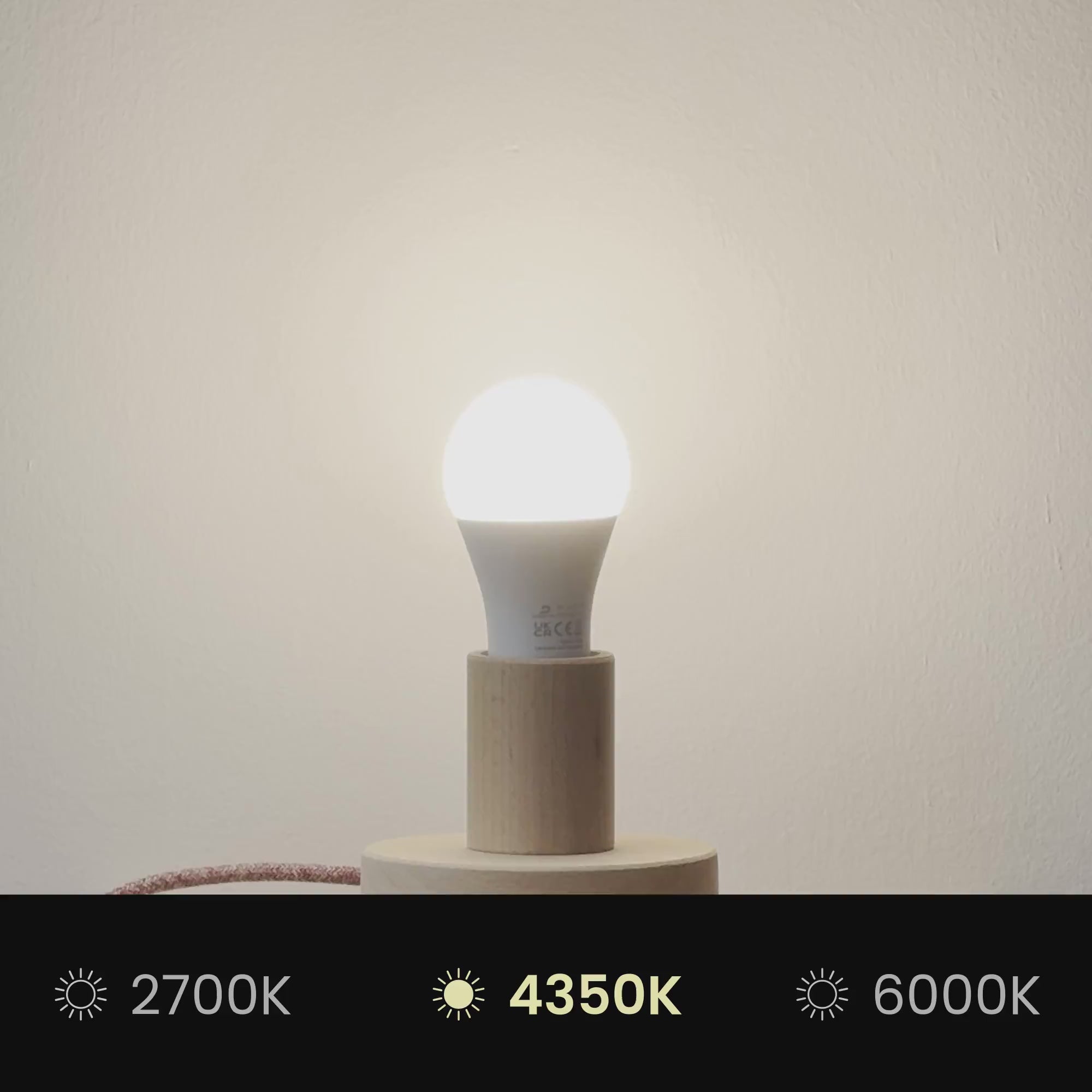 Video laden: Lampenschirm Impero M aus Stoff für Stehlampe mit E27-Fassung – Made in Italy – Hellgraue Wolle