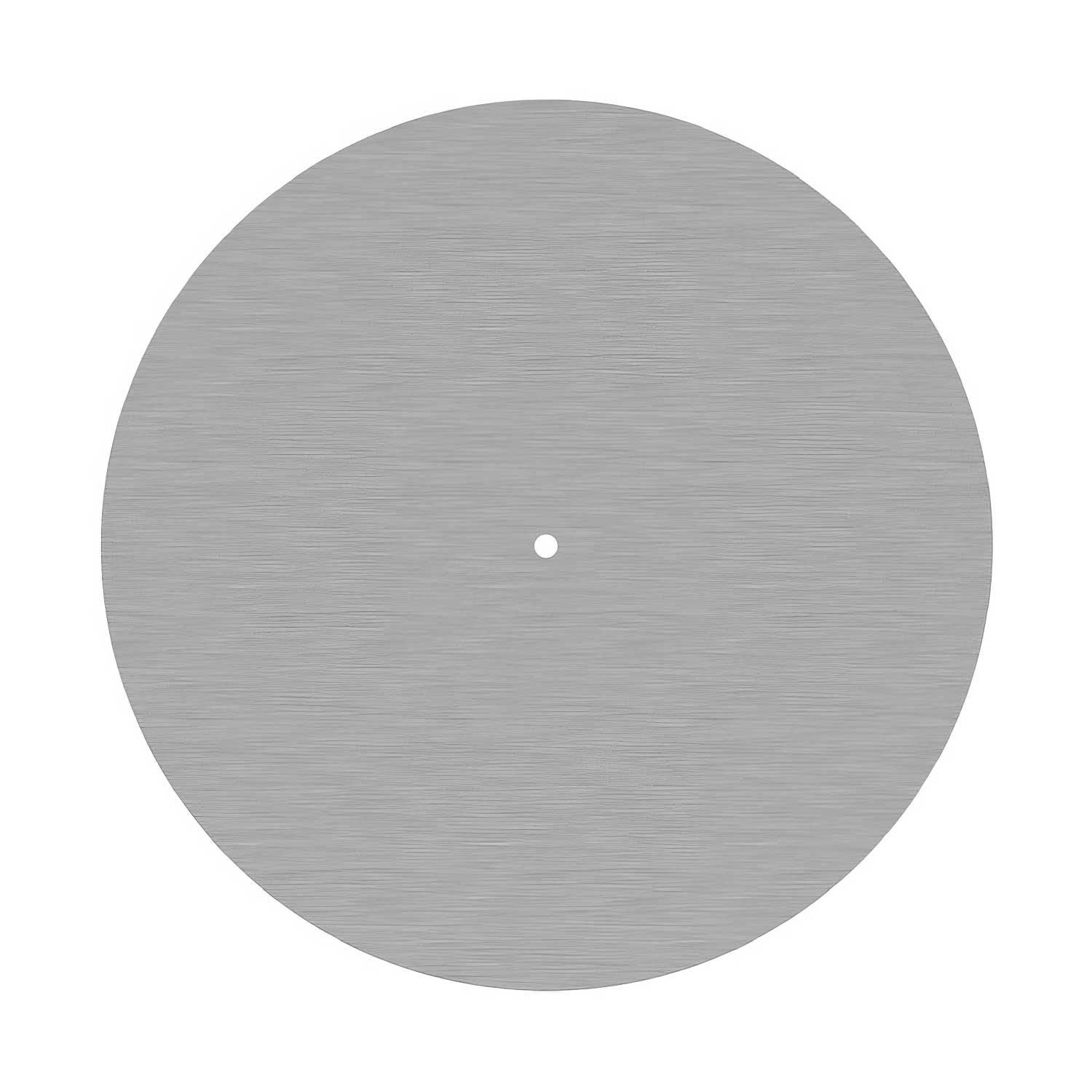 Rosone XXL Rose-One rotondo, diametro 400 mm con 1 foro e 4 fori laterali - Dibond Acciaio satinato Bianco