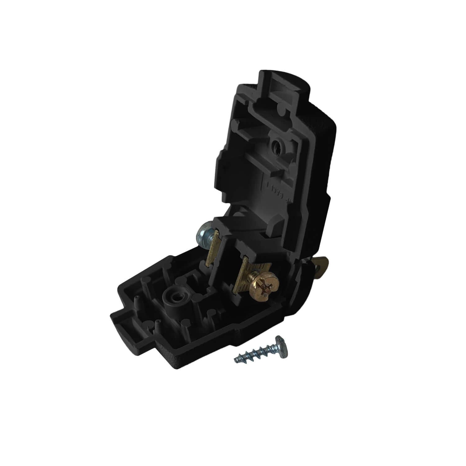 Spina americana a 2 poli - omologata UL - Nero